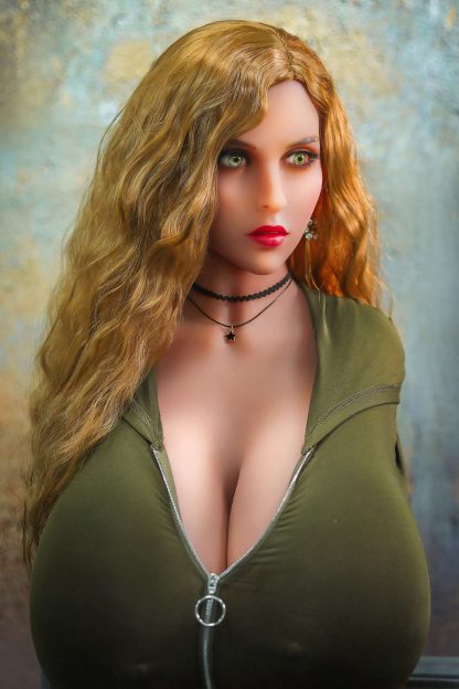 Cytheria - 4ft 12(153cm)  Ultra Huge Breast Realistic TPE Sex Doll With Blonde Curly Hair - Image 5