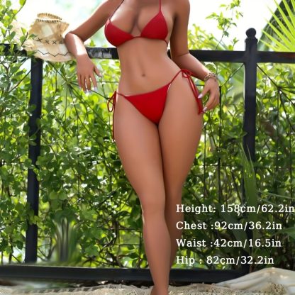 Sex Dolls Life Size Sex Doll For Men Realistic TPE Silicone Sex Doll Full Body Adult Toys Real Sex Dolls With Soft Big Breasts Sexy Adult Female Love Doll With Standing Feet Real Skin - Image 4