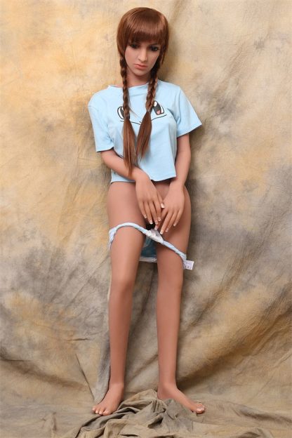 Stacy - 4ft7(140cm)  Pretty TPE Sex Doll With Long Twist Braids - Image 11
