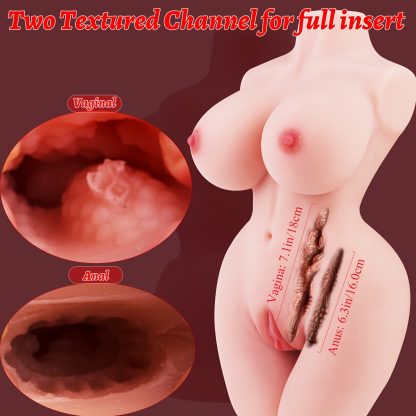 7lbu002F3.2kg Sex Doll for Men Male Masturbator Realistic Female Torso Lifelike  Sex Dolls with Big Boobs Vagina Anal, Realistic  Sex Dolls Torso Doll for Male Sex Love Doll Dolls for Men's Masturtion Adult Sex Toys Pocket Pussy - Image 9