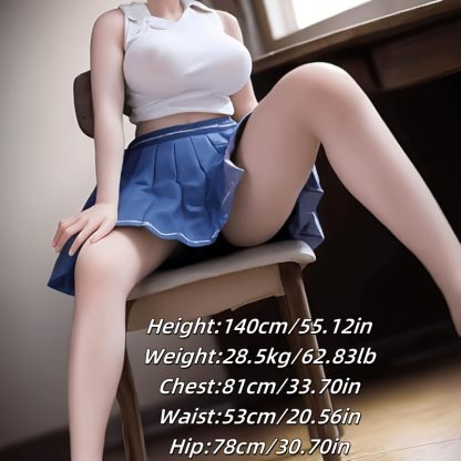 55.12in 62.83lb Full Body Life Size Male Sex Doll, Sexy Real 3 In1 Adult Sex Dolls, Suitable For Vaginal Anal Oral Sex Doll, With Flexible Torso Lifelike Scale Love Sex Doll For Men's Sex Pleasure Built In Metal Skeleton - Image 4