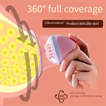 1 Pair Wireless Breast Massager Pump - Rechargeable, Portable, Hands-Free, Discreet, Adult Female Toy for Breast Stimulation and Relaxation - Perfect for Personal Use - Image 9