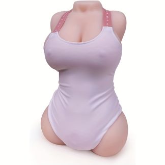 Mini Male Pocket Pussy Sex Doll - Realistic Vagina Body Silicone Torso for Male Masturbation - Includes Clothes and Lifelike Female Sex Features