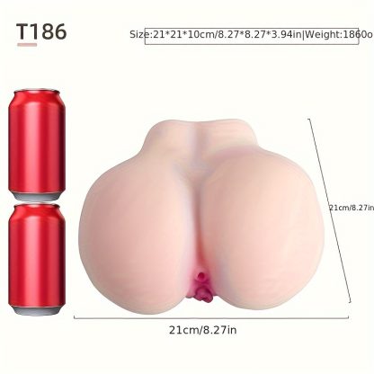 Realistic Male Masturbator Pocket Pussy - Waterproof Tpe Material, Latex-Free, Battery-Free, Anal & Vaginal Sex Doll For Men's Pleasure - Image 3