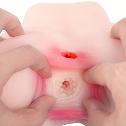 1pc Realistic Male Masturbator Pocket Pussy - 2 Hole Virgin Tight Design, Strong Suction Channel, Realistic Texture, Lifelike Experience, Discreet Portable Sex Toy for Men's Masturbation Pleasure - Image 10