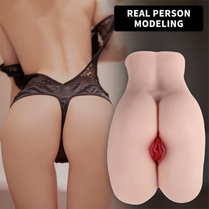 Realistic Male Masturbator With Vagina And Anal Sex Doll Pocket Pussy Ass Lifelike Masturbators Bubble Butt Stroker Sex Toys For Men Masturbation Adult Toys Mens Sex Orgasm