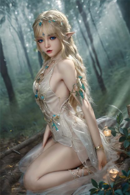 Elsie-4ft 11 /150cm Small breast elf ROS silicone head doll - Image 6