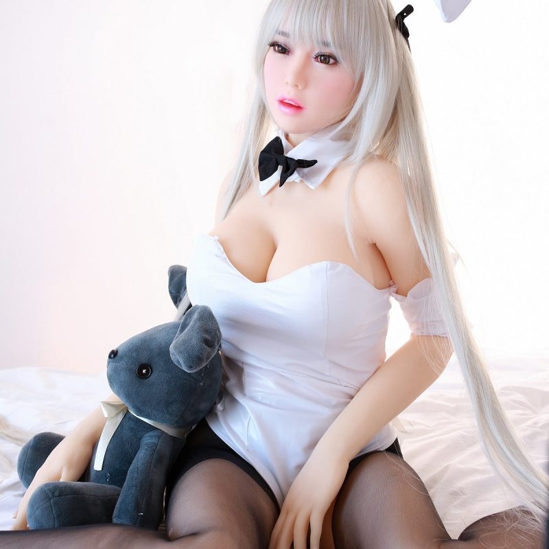 Denali - 5Ft2(158cm) Top Quality TPE Sex Doll With White Hair