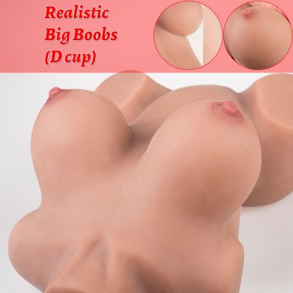 13.2lbu002F6.0kg Sex Doll for Men Male Masturbator Realistic Female Torso Sex Doll with Big Boobs Vagina Anal, Realistic Sex Dolls Torso Sex Toy Doll  Male Masturbation Sex Dolls for Men's Sex Toy Vagina Sex Dolls - Image 6