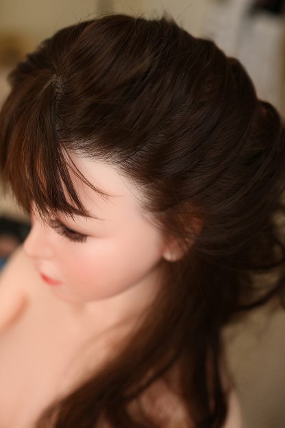 Satomi- 160cm (5ft3) Small Breast Japanese Style Sex Doll With Chestnut Curly Hair - Image 25