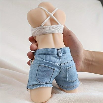 Mini Silicone Sex Doll for Men - Ultra-Realistic Pocket Vagina & Ass Torso - Compact & Life-Like Feel - Perfect for Intimate Solo Sessions - No Clothes Included - Image 7