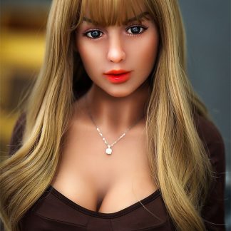 Zendaya- 158cm (5ft2) Tiny Breast Cute Sex Doll With Golden Curly Hair