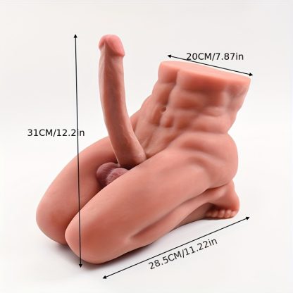 14.3 Lb Female Male Sex Doll Dildo Sex Doll With Flexible Dildo Realistic Sex Huge 8.1 Inch Cock For Female Masturbation, Female Masturbator Sex Toys Female Gay Couple Adult Sex Doll Male Sex - Image 4