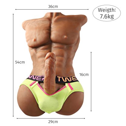 Daniel - 21.25 inch Male Sex Doll Torso - Image 3