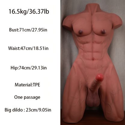 Sex Dolls Trans Sex Doll Sex Doll For Women Sex Doll For Men Shemale Sex Doll 36.37lb (Dildo Length: 9.05in) Big Penis Big Dildo Sex Dolls Realistic Anal Big Boobs Big Butt Adult Sex Toys For Lesbian Lifelike - Image 4