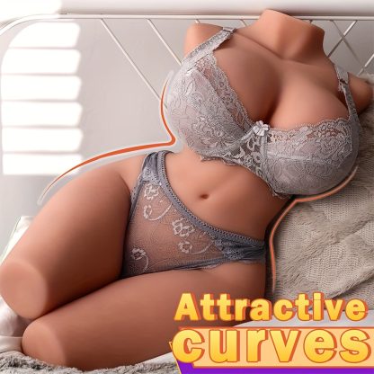 66LB Lifelike Sex Doll for Men TPE Silicone Big Breasts and Plump Butt Pussy Ass Women Torso Sex Doll Male Masturbator Adult Sex Love Dolls - Image 4
