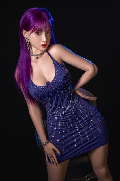 Orange In - Liz-5ft 5/165cm Movable Jaw Silicone Sex Doll - Image 7