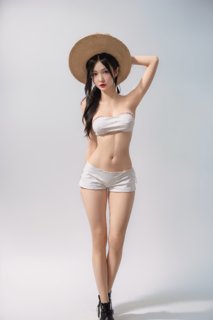 Orange In - Zona -5ft 3/160cm Movable Jaw Skinny Silicone Sex Doll - Image 2