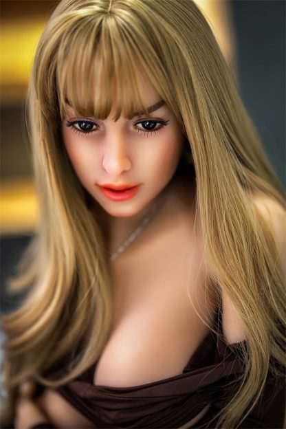 Zendaya- 158cm (5ft2) Tiny Breast Cute Sex Doll With Golden Curly Hair - Image 13