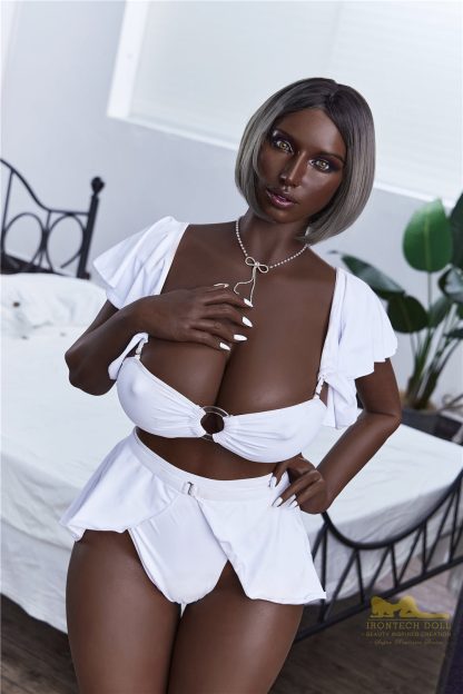 IronTech - Zara Black 5ft3/160cm H-Cup silicone sex doll - Image 3