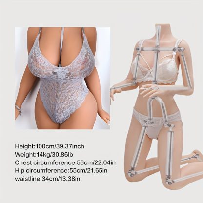 Black-Haired Beauty With Bendable Joints For Unlimited Positions - Compact Pocket Sex Doll With Big Breasts, Realistic Vaginal And Anal Satisfying Sensations - Perfect For On-the-Go Pleasure - Image 3