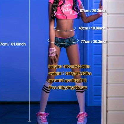 62.99in Realistic Sex Doll Silicone With Skeleton Love Doll Vagina Adult Doll Realistic Anime Realistic Anime Sex Doll Realistic Anime - Image 3