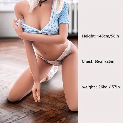 Realistic TPE Sex Doll, Adult Male Sex Toy, Male Masturbator, Can Swing Randomly Pose, Soft Jelly Breasts - Image 4