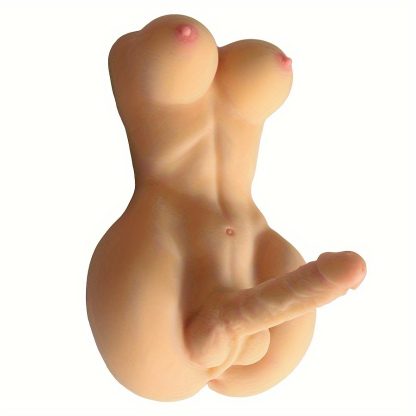 Life Size 3-in-1 Shemale Torso Sex Doll - Transsexual Sex Doll With Realistic Huge Flexible Dildo Soft Breasts Tight Anal, Unisex Masturbator Adult Sex Toy For Men Women Gay Lesbian Couple Sex Fun - Image 5