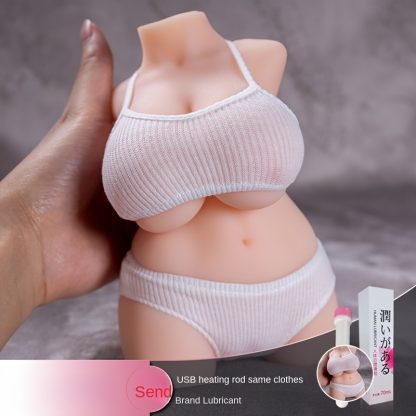 Sex Doll Toy Male Reduced Size Adult Pocket Pussy, Vagina Body Silicone Doll Real Sex Realistic Male Masturbation Ass Female Sex Torso Includes Clothes - Image 2