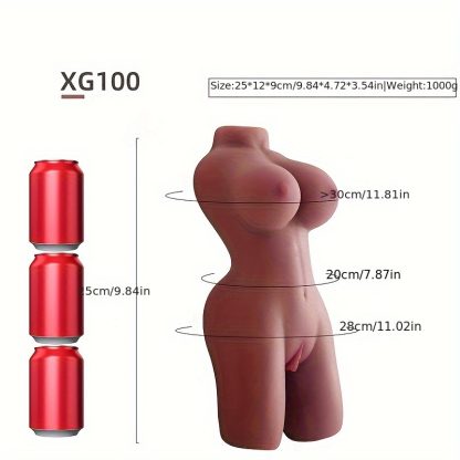 Adult Sex Toys For Men, Half-body Inverted Doll, Lower Body Double Channel, Adult Sex Toys For Men, Airplane Cup, Masturbator, Portable - Image 5
