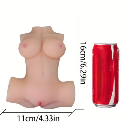 1pc Ultimate Realistic Sex Doll Male Masturbator - Sensual Big Boob Pocket Pussy with Ultra-Real Vaginal & Anal Entry for Intense Male Pleasure - High-Quality Discreet Toy - Image 4