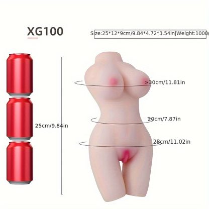 Adult Sex Toys For Men, Half-body Inverted Doll, Lower Body Double Channel, Adult Sex Toys For Men, Airplane Cup, Masturbator, Portable - Image 11