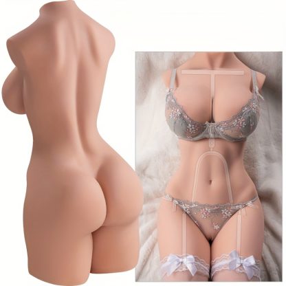 1 PCS Set 21.5KGu002F47.4 Sex Doll Realistic Big Butt Sex Doll Ass Sex Doll Torso with Breasts Sex Doll Big Butt Toy Male Vagina Sex Doll, Real Sex Silicone Doll Pussy Ass Sex Doll Male Masturbation Toy - Image 7