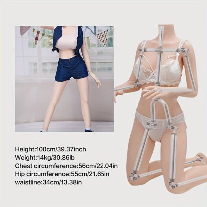 Full Size Sex Dolls, Sex Full Body With Cleaning Tools, Life-Size Built-in Skeleton Sex Dolls, Standing Male Anime Sex Dolls, Big Breasted Realistic Sex Dolls - Image 4