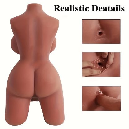 12.12 Lbs (5.5 KG) Sex Doll Toys, Realistic Sex Dolls For Gay Women, Realistic Gay Sex Dolls, Realistic Dildos Breasts And Anal, Sexy Wheat Color Sex Dolls Female Sex Toys Dildo Orgasm Toys - Image 4