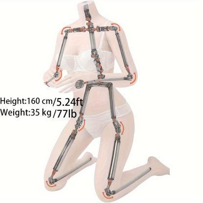 Sex Doll Troso Realistic Full Size Sex Doll Female Torso Love Doll With Jelly Breasts 3D Realistic Tunnels Full Body Silicone Sex Doll Life Size Sex Doll For Men Male Sex Doll With Standing Foot - Image 3
