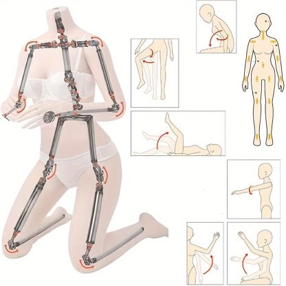 55.12in 58.42lb Full Body Life Size Male Sex Doll, Sexy Real 3 In1 Adult Sex Dolls, Suitable For Vaginal Anal Oral Sex Doll, With Flexible Torso Lifelike Scale Love Sex Doll For Men's Sex Pleasure Built In Metal Skeleton - Image 8