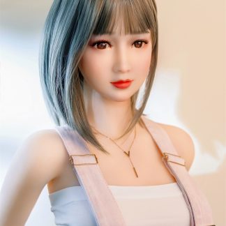 Pag- 160cm (5ft3) Small Breast Japanese Style Sex Doll With Blonde Straight Hair