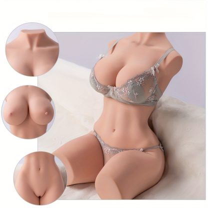 1 PCS Set 21.5KGu002F47.4 Sex Doll Realistic Big Butt Sex Doll Ass Sex Doll Torso with Breasts Sex Doll Big Butt Toy Male Vagina Sex Doll, Real Sex Silicone Doll Pussy Ass Sex Doll Male Masturbation Toy - Image 2
