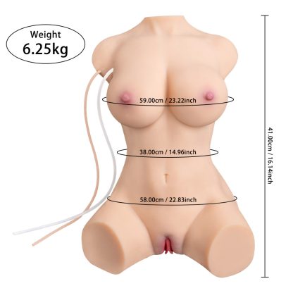 Martina-41cm/16.1in Torso Sex Doll  With Automatic Sucking Vagina - Image 10