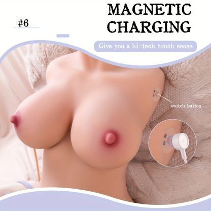 1pcu002F10LB Vibrating Sex Dolls Male Masturbator, Pocket Pussy Stroker Adult Sex Toys For Men Orgasm - 3D Realistic Female Torso Love Doll With Lifelike Sexy Butt Boobs Vagina Anal - Image 2