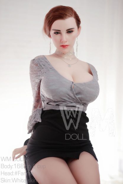 WM - Fannie  5ft 6/ 168cm E Cup Silicone Head Sex Doll - Image 2