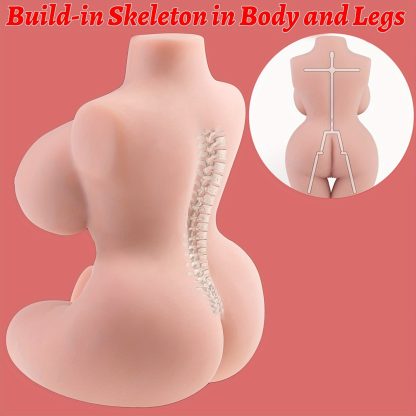 7lbu002F3.2kg Sex Doll for Men Male Masturbator Realistic Female Torso Lifelike  Sex Dolls with Big Boobs Vagina Anal, Realistic  Sex Dolls Torso Doll for Male Sex Love Doll Dolls for Men's Masturtion Adult Sex Toys Pocket Pussy - Image 7