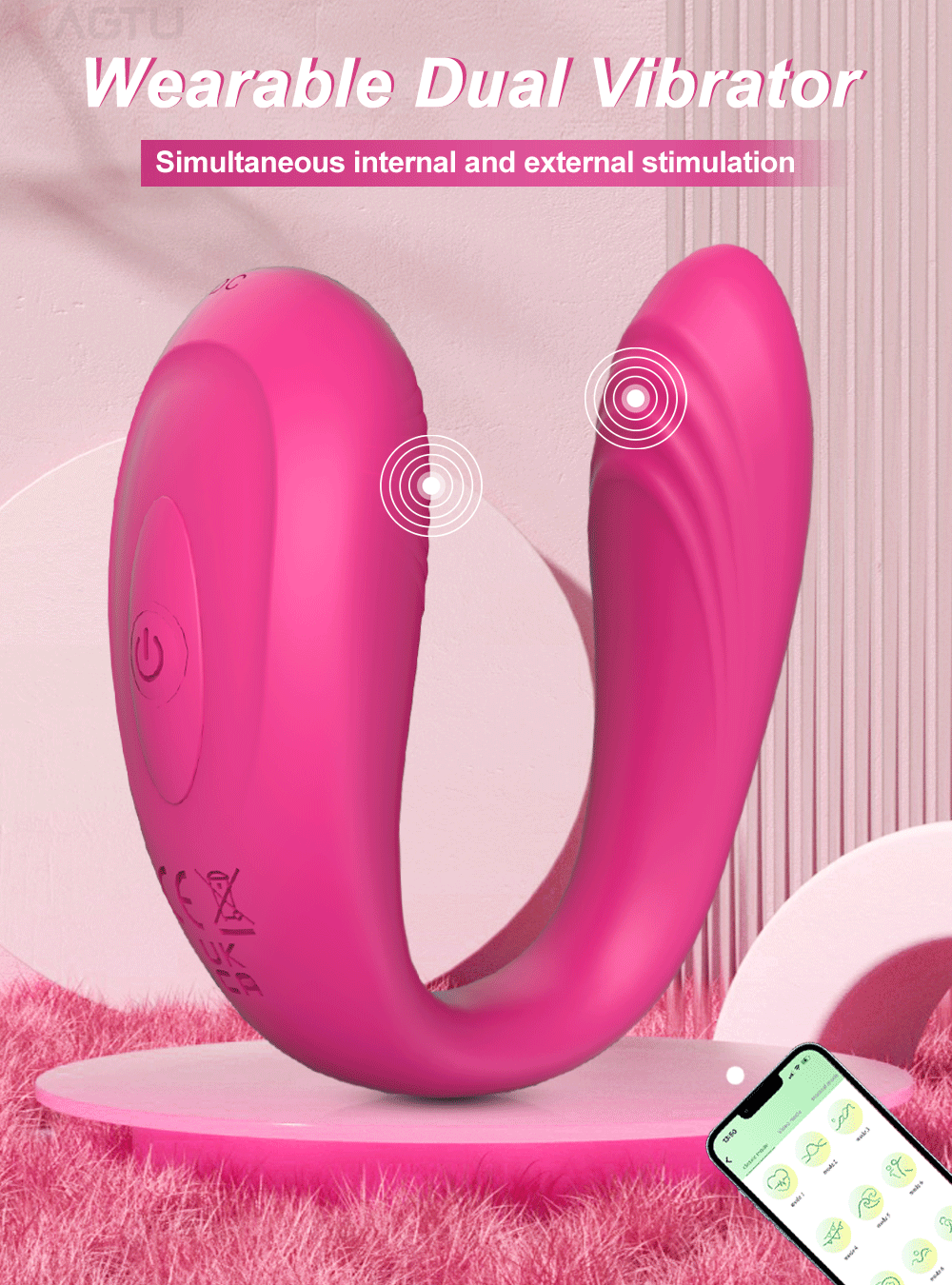 APP Remote Control Vibrator for Women Clitoris Stimulate Female G-Spot Couples Dual Wearable Vibrating Massage Adult Sex Toys