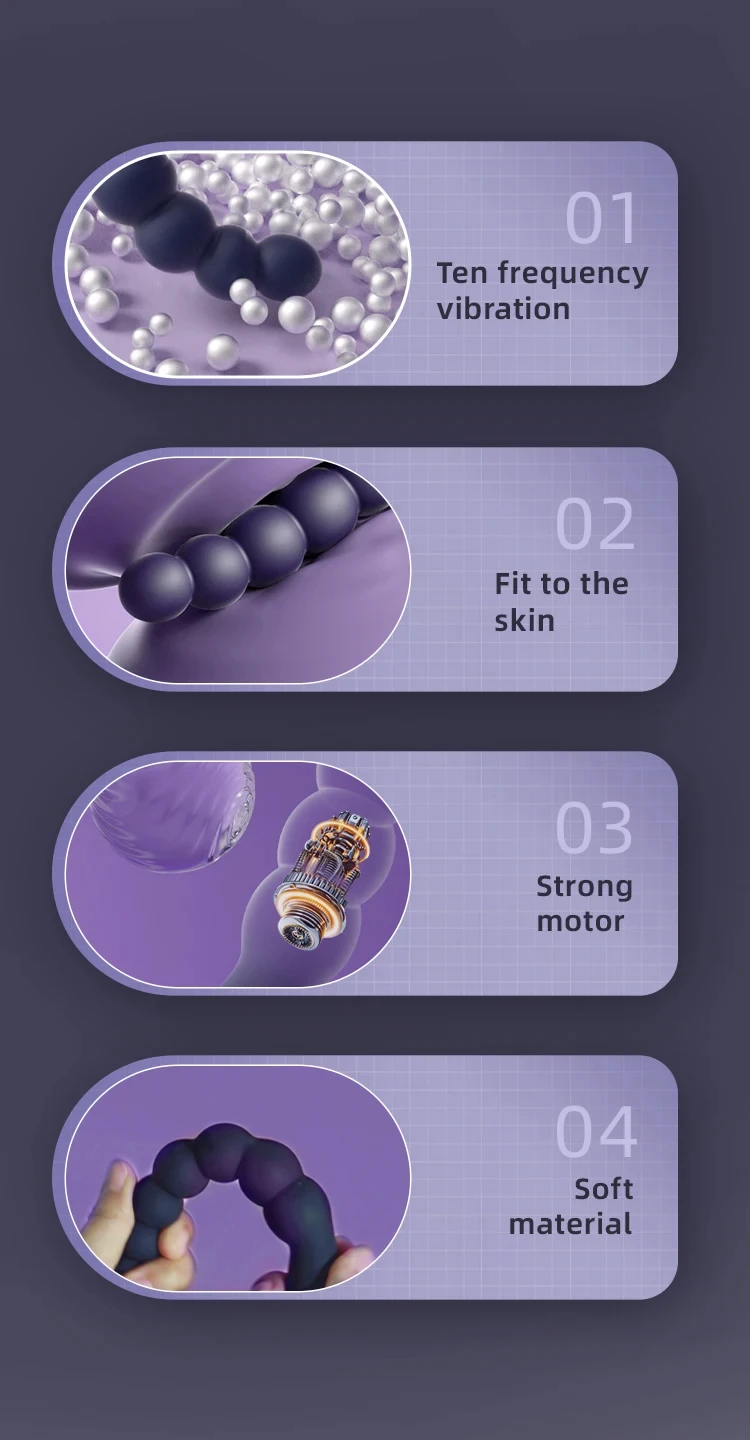 Anal Bead Vibrator For Women Vagina Clitoris Stimulator Vibrating Butt Plugs Male Prostate Massager Anus Sex Toy Couple Sex Toy Anal Bead Vibrator For Women Vagina Clitoris Stimulator Vibrating Butt Plugs Male Prostate Massager Anus Sex Toy Couple Sex Toy