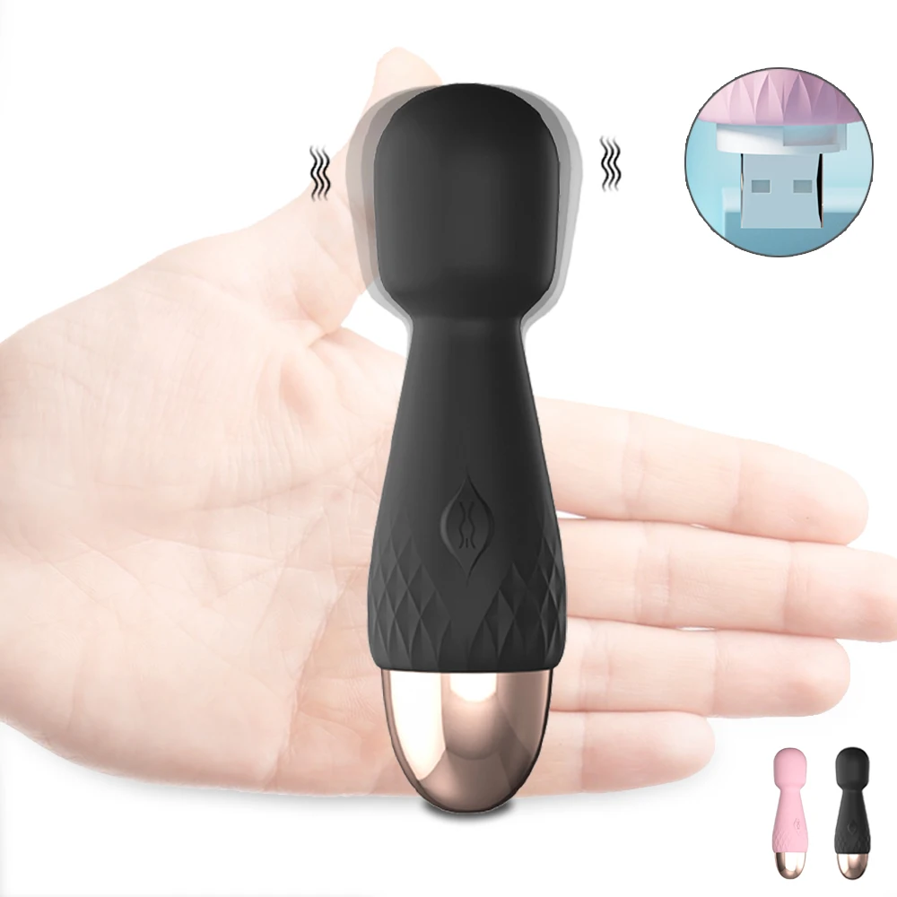 Mini Dildo AV Vibrator Sex Toys For Adults Women Vagina Clitoris Stimulator Magic Wand G Spot Anal Massager Female Masturbator