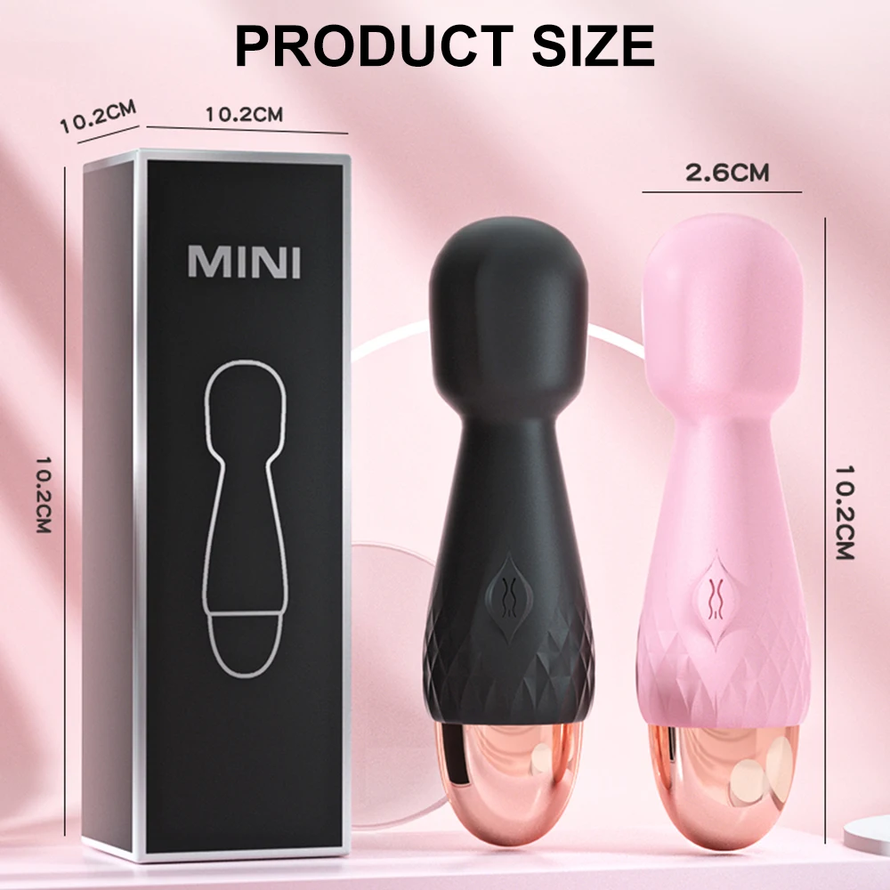 Mini Dildo AV Vibrator Sex Toys For Adults Women Vagina Clitoris Stimulator Magic Wand G Spot Anal Massager Female Masturbator