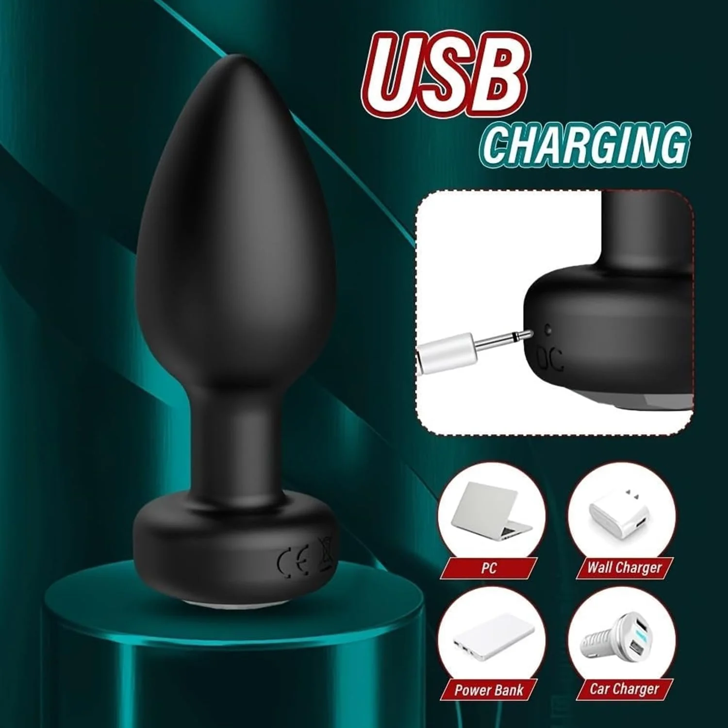 Black Mini Vibrating Butt Anal Plug Remote Control Anal Plug Vibrator Sex Toys for Women Prostate Stimulator Stimulator Dildo