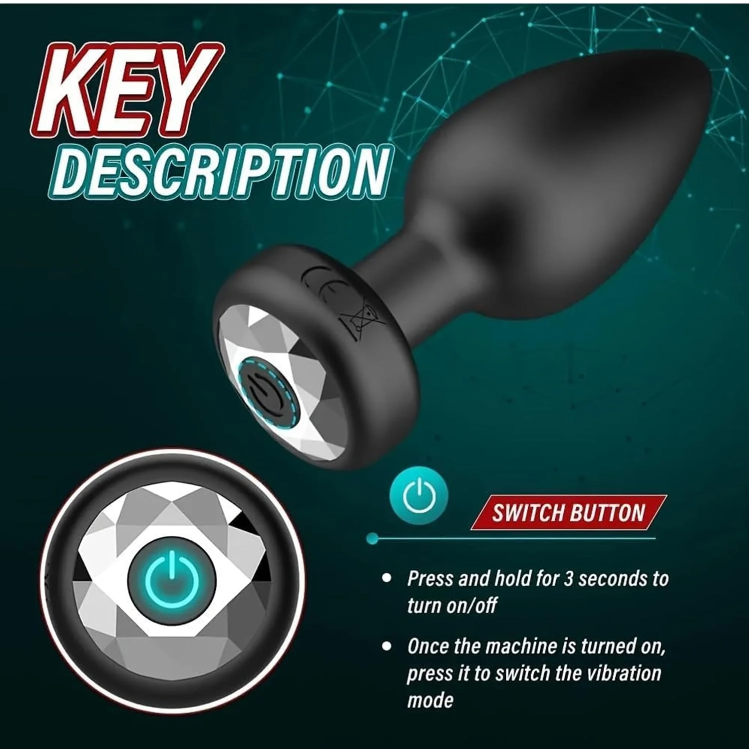 Black Mini Vibrating Butt Anal Plug Remote Control Anal Plug Vibrator Sex Toys for Women Prostate Stimulator Stimulator Dildo