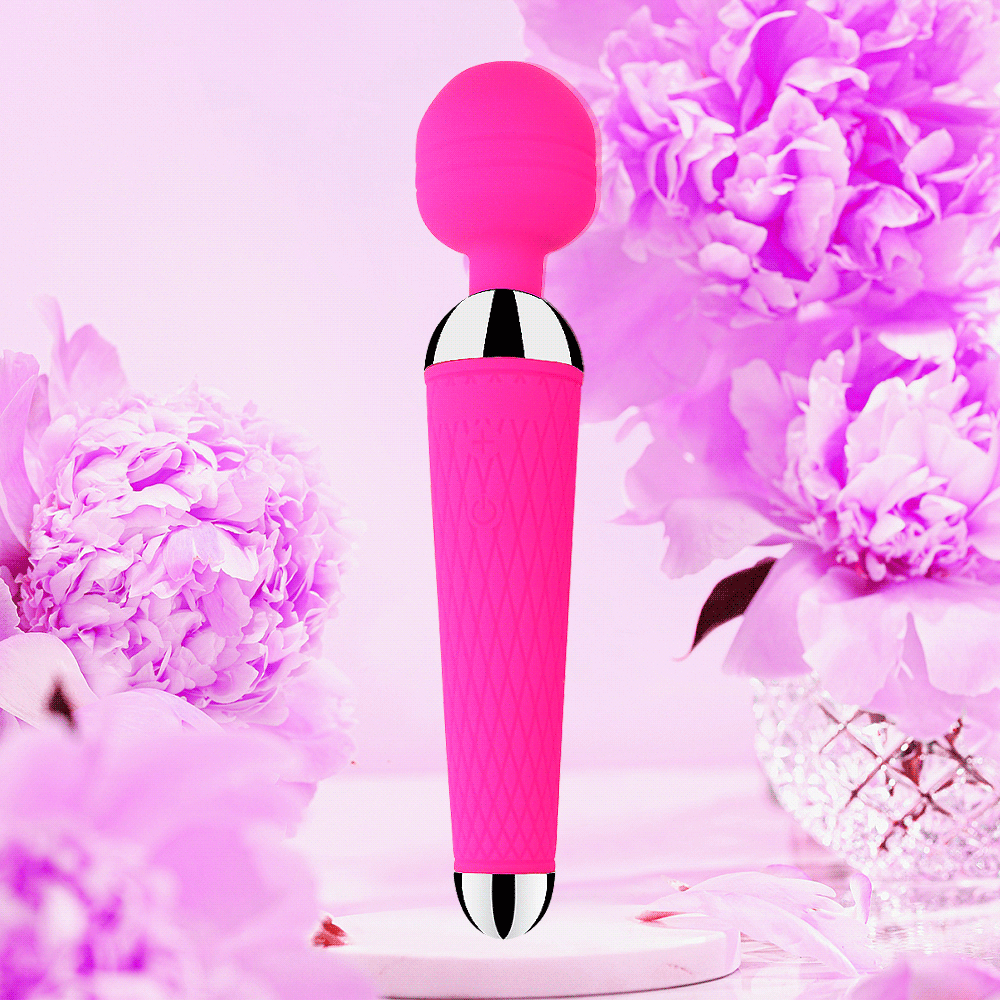 Powerful Vibrator 20 Speeds Clitoris G-Spot Stimulation AV Wand Stick Massager Dildo Masturbator Erotic Sex Toys for Adults 18